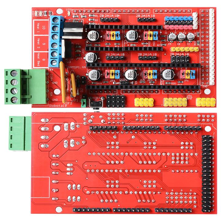 Marlin Cnc Mill Mega 2560 Ramps 1.4 Arduino Mega 2560 DIY 3D Printer RepRap A4988 CNC Ramps 1.4 Shield